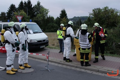 Gefahrgutübung 3. September 2013