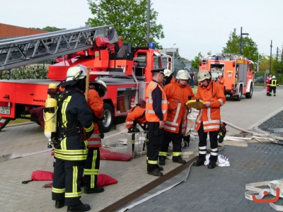 Alarmuebung bei der Fa KWS Saat AG