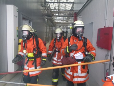 Alarmuebung bei der Fa KWS Saat AG