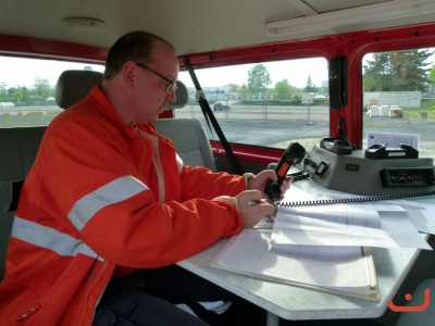 Alarmuebung bei der Fa KWS Saat AG