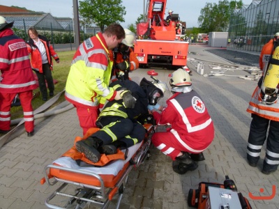 Alarmuebung bei der Fa KWS Saat AG