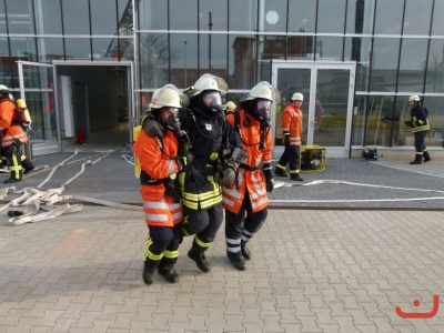 Alarmuebung bei der Fa KWS Saat AG